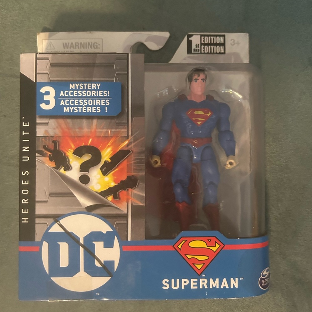 DC Comics Superman Figure - Blue, Red